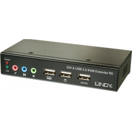 Lindy 39377 chaveador KVM Preto