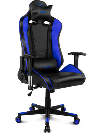 DRIFT DR85 Cadeira de jogos para PC Assento estofado e alcochoado Preto, Azul