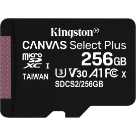 Kingston Technology Canvas Select Plus cartão de memória 256 GB MicroSDXC UHS-I Classe 10