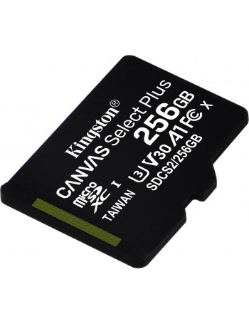 Kingston Technology Canvas Select Plus cartão de memória 256 GB MicroSDXC UHS-I Classe 10