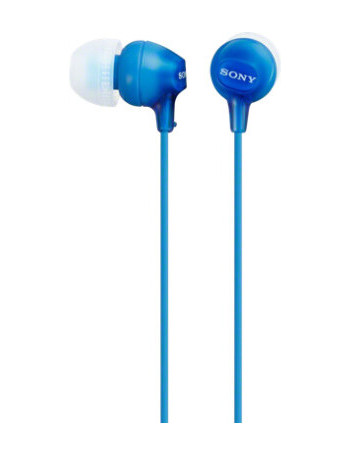 Sony MDR-EX15AP Auscultadores Com fios Intra-auditivo Calls Music Azul