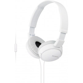 Sony MDR-ZX110AP Auscultadores Com fios Fita de cabeça Calls Music Branco