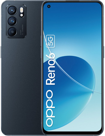 OPPO Reno 6 16,3 cm (6.43") Dual SIM Android 11 5G USB Type-C 8 GB 128 GB 4300 mAh Preto