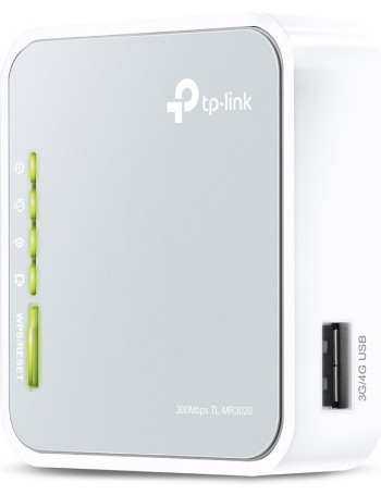TP-LINK TL-MR3020 router sem fios Fast Ethernet Single-band (2,4 GHz) 3G 4G