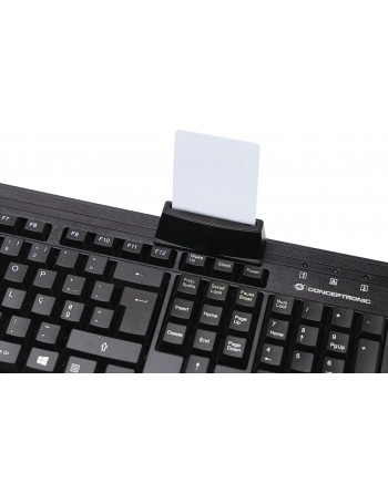 Conceptronic CKBESMARTIDPT teclado USB QWERTY Português Preto