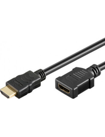 Goobay 1.5m 19-pin HDMI cabo HDMI 1,5 m HDMI Type A (Standard) Preto