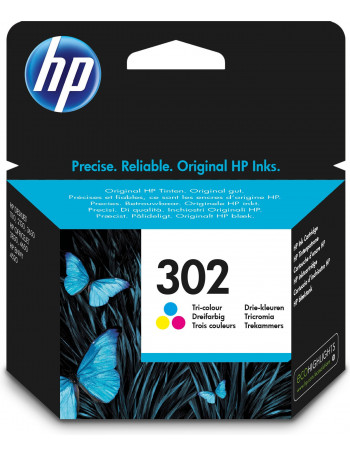 HP Tinteiro original 302 Tricolor