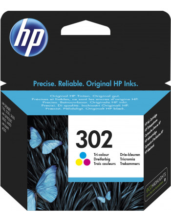 HP Tinteiro original 302 Tricolor