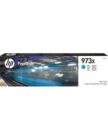 HP Consumível PageWide Original 973X Ciano de elevado rendimento
