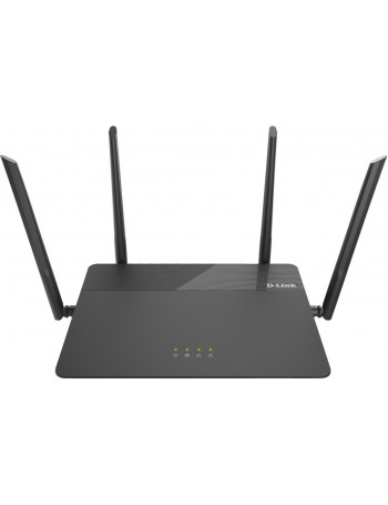 D-Link EXO AC1900 MU-MIMO router sem fios Gigabit Ethernet Dual-band (2,4 GHz   5 GHz) 4G Preto