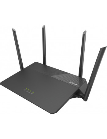 D-Link EXO AC1900 MU-MIMO router sem fios Gigabit Ethernet Dual-band (2,4 GHz   5 GHz) 4G Preto