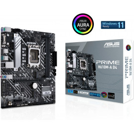 ASUS PRIME H610M-A D4 Intel H610 LGA 1700 micro ATX