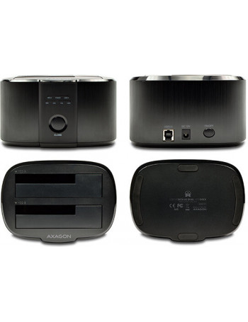 Axagon ADSA-ST Docking Station para Discos Rígidos USB 3.2 Gen 1 (3.1 Gen 1) Type-B Preto