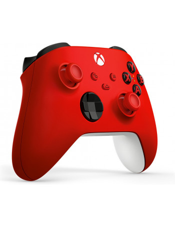 Microsoft Pulse Red Vermelho Bluetooth USB Gamepad Analógico   Digital Xbox, Xbox One, Xbox Series S, Xbox Series X