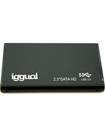 iggual IGG317006 Caixa para Discos Rígidos Caixa de disco rígido Preto 2.5"