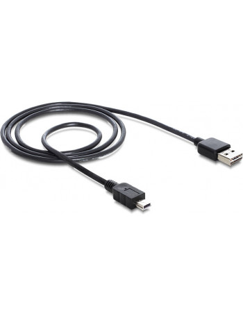 DeLOCK 3m USB 2.0 A - mini USB m m cabo USB USB A Mini-USB A Preto