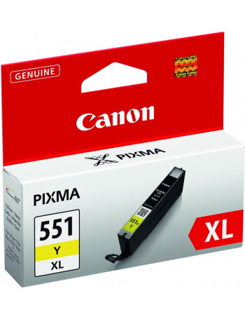 Canon CLI-551XL Y tinteiro 1 unidade(s) Original Rendimento alto (XL) Amarelo