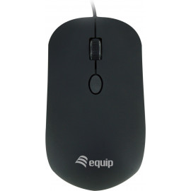 Equip 245114 rato Ambidestro USB Type-A Ótico 1600 DPI