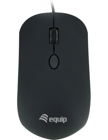 Equip 245114 rato Ambidestro USB Type-A Ótico 1600 DPI