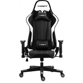 DRIFT DR175 Cadeira de jogos universal Assento acolchoado Preto, Branco