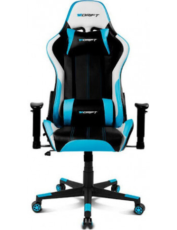 DRIFT DR175 Cadeira de jogos universal Assento acolchoado Preto, Azul, Branco