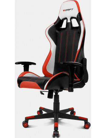 DRIFT DR175 Cadeira de jogos universal Assento acolchoado Preto, Vermelho, Branco