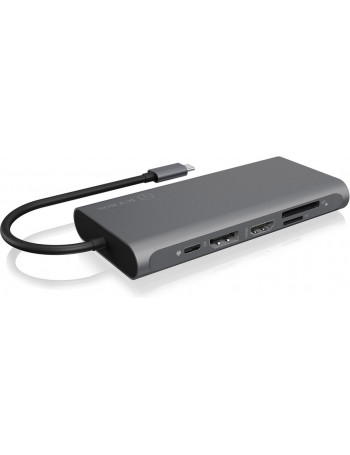 ICY BOX IB-DK4050-CPD USB 3.2 Gen 1 (3.1 Gen 1) Type-C 5000 Mbit s Antracite