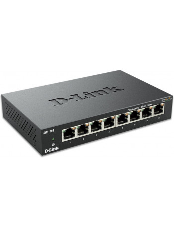 D-Link DGS-108 switch de rede Não-gerido Preto