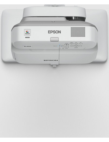 Epson EB-685Wi datashow Projetor de ultra curta distância 3500 ANSI lumens 3LCD WXGA (1280x800) Branco, Cinzento