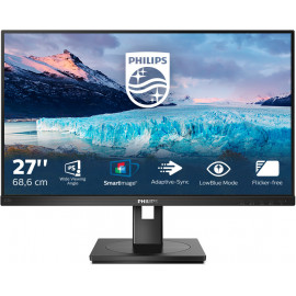 Philips S Line 272S1AE 00 LED display 68,6 cm (27") 1920 x 1080 pixels Full HD LCD Preto