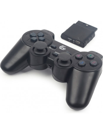 Gembird JPD-WDV-01 controlador de jogo Preto RF Gamepad PC, Playstation 2, Playstation 3