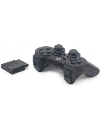 Gembird JPD-WDV-01 controlador de jogo Preto RF Gamepad PC, Playstation 2, Playstation 3