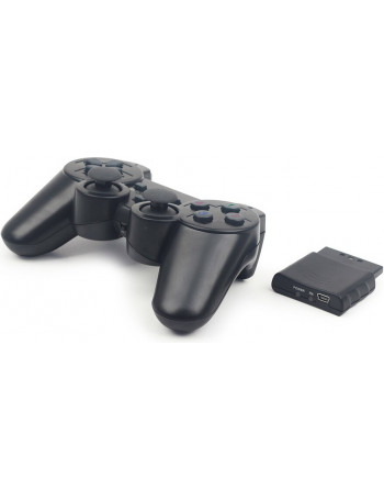 Gembird JPD-WDV-01 controlador de jogo Preto RF Gamepad PC, Playstation 2, Playstation 3