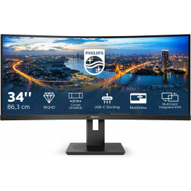 Philips B Line 346B1C 00 monitor de ecrã 86,4 cm (34") 3440 x 1440 pixels Quad HD LCD Preto