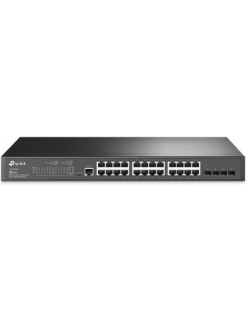 TP-LINK TL-SG3428 switch de rede Gerido L2 Gigabit Ethernet (10 100 1000) 1U Preto
