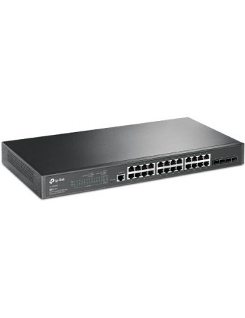 TP-LINK TL-SG3428 switch de rede Gerido L2 Gigabit Ethernet (10 100 1000) 1U Preto