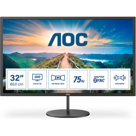 AOC V4 Q32V4 monitor de ecrã 80 cm (31.5") 2560 x 1440 pixels 2K Ultra HD LED Preto