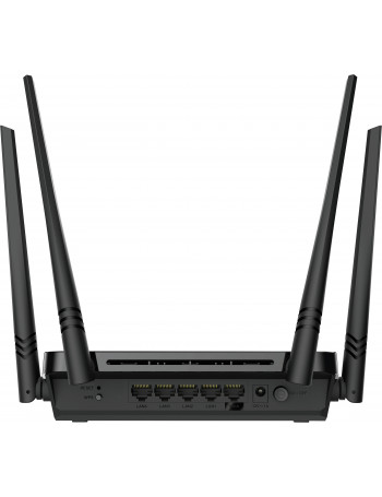 D-Link AC1200 router sem fios Gigabit Ethernet Dual-band (2,4 GHz   5 GHz) 5G Preto