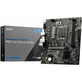 MSI MB PRO H610M-B DDR4 Intel H610 LGA 1700 micro ATX