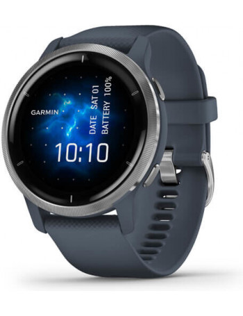 Garmin Venu 2 3,3 cm (1.3") 45 mm AMOLED Prateado GPS