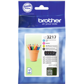 Brother LC-3217VAL tinteiro 4 unidade(s) Original Preto, Ciano, Magenta, Amarelo