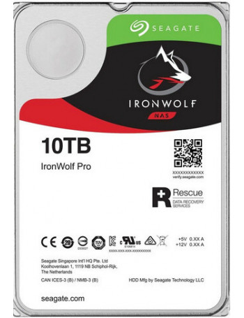 Seagate IronWolf Pro ST10000NE000 unidade de disco rígido 3.5" 10000 GB Serial ATA III