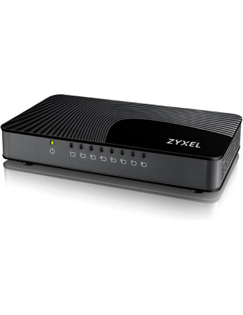 Zyxel GS-108S v2 Gigabit Ethernet (10 100 1000) Preto