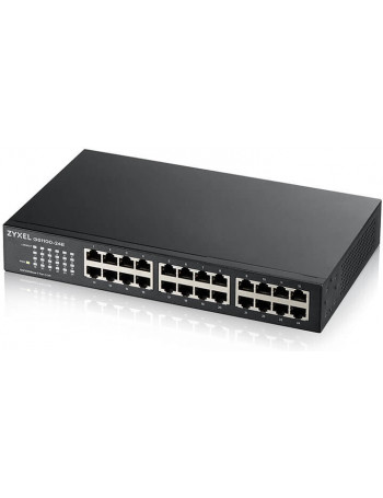 Zyxel GS1100-24E Não-gerido Gigabit Ethernet (10 100 1000) Preto