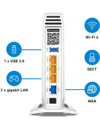 FRITZ!Box WLAN 4060  WLAN-Router 6000 Mbit s Branco