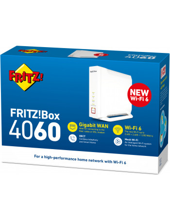 FRITZ!Box WLAN 4060  WLAN-Router 6000 Mbit s Branco