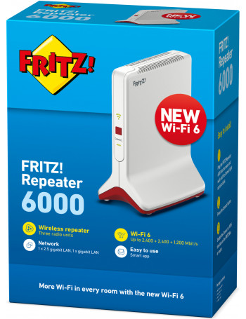 FRITZ!Repeater 6000 6000 Mbit s Branco