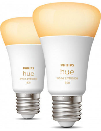 Philips Luz ambiente branca Hue Pacote de 2, E27