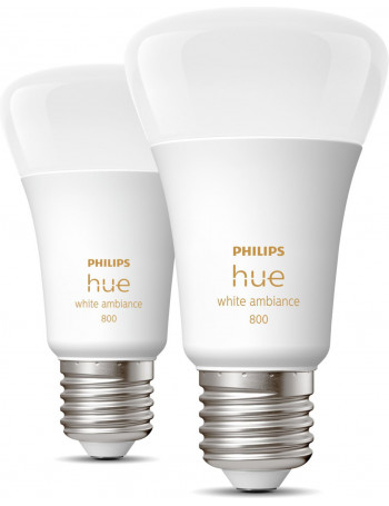 Philips Luz ambiente branca Hue Pacote de 2, E27