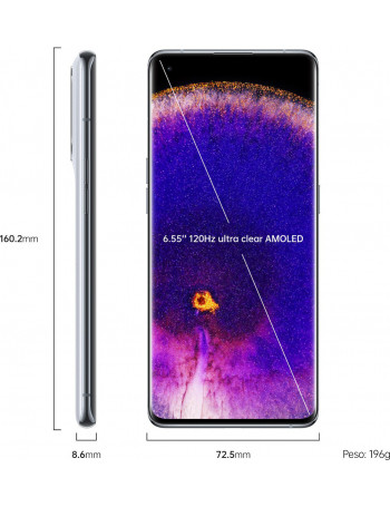OPPO Find X5 16,6 cm (6.55") Dual SIM Android 12 5G USB Type-C 8 GB 256 GB 4800 mAh Branco
